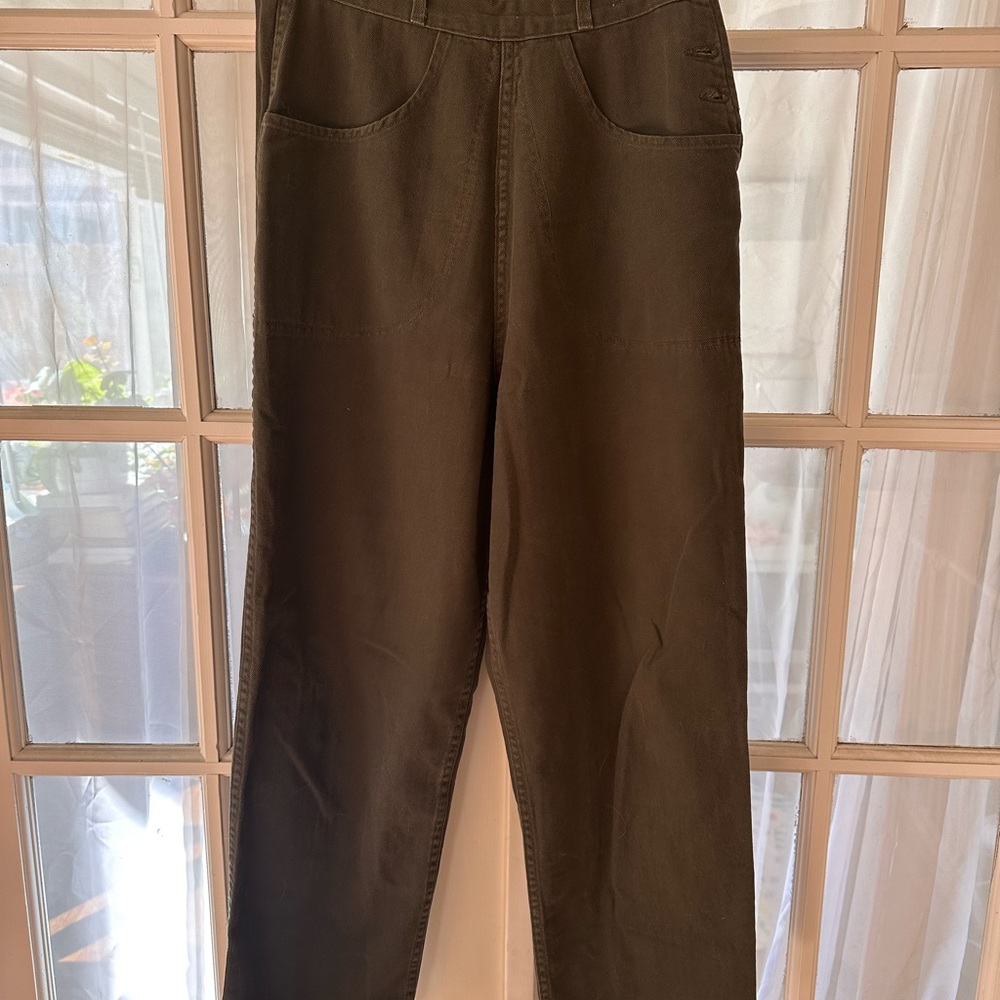 Imogene & Willie Liza Olive Herringbone pant